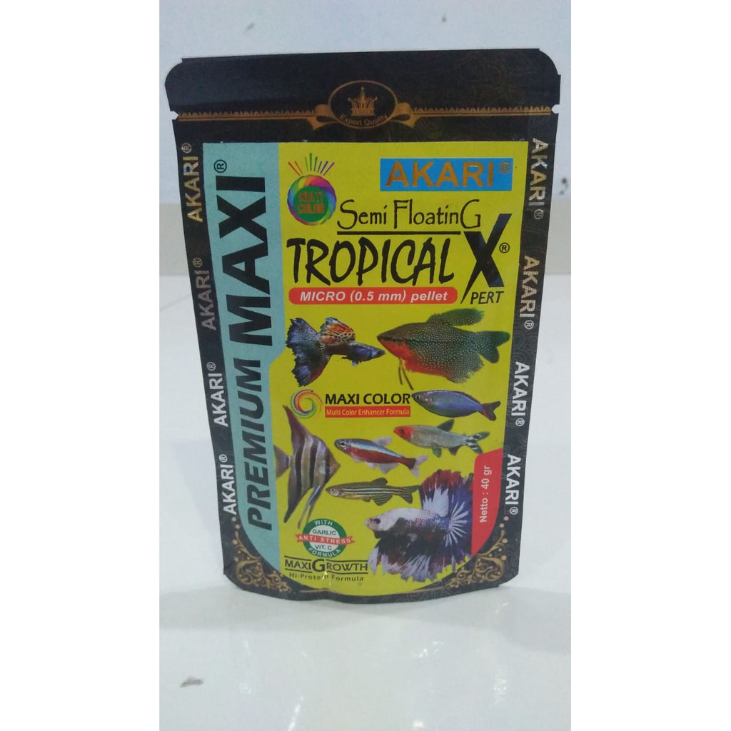 Jual Premium Maxi Tropical XPERT Semi Floating 40 gr pelet 0.5 mm