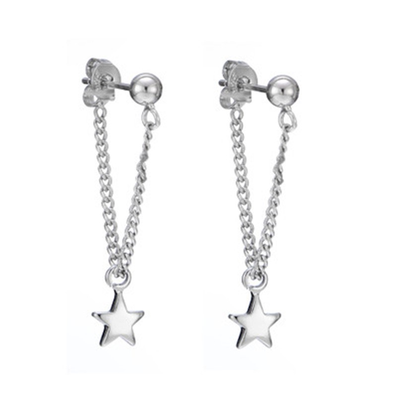 925 anting perak sterling anting-anting wanita dengan perhiasan fashion berlian-G