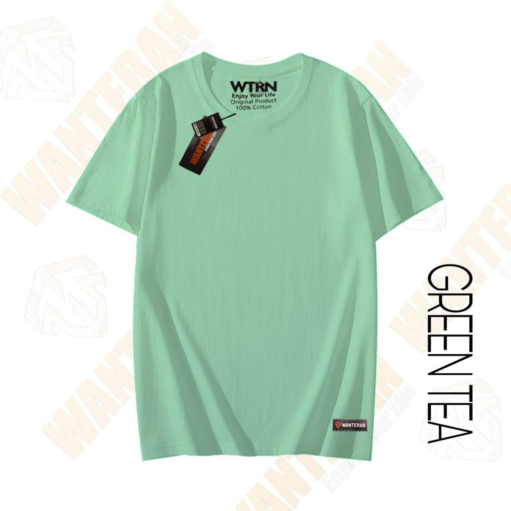 Kaos Polos Lengan Pendek Pria / wanita combed 24s