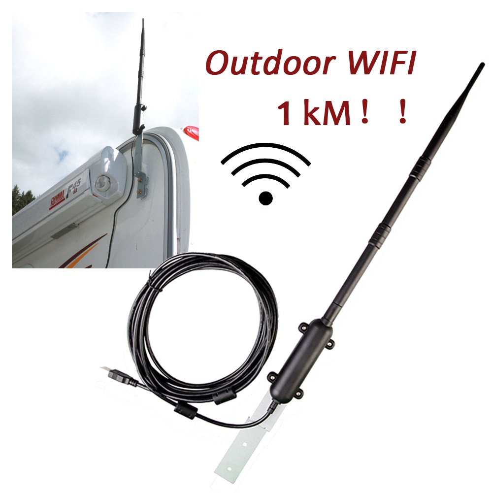 BEINI USB WiFi Antena Outdoor High Power Signal Amplifier 1000 Meter - 117991