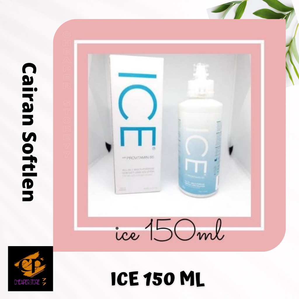 PENCUCI SOFTLENS / CAIRAN SOFTLENS ICE 150 ML VIT B5