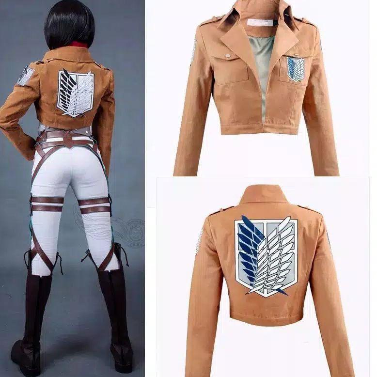 ●●● JACKET JAKET ATTACK ON TITAN SHINGEKI NO KYOJIN AOT SNK ARMIN MIKASA EREN LEVI ANIME