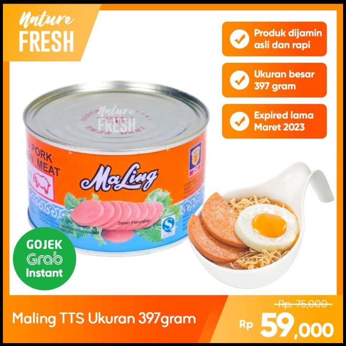 

Makanan Kaleng Daging - Ham Kaleng Maling Pork Tts - Pork Luncheon 397