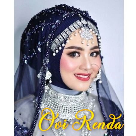 Slayer Pengantin Diamond / Veil Mutiara Diamond / Kerudung Pengantin