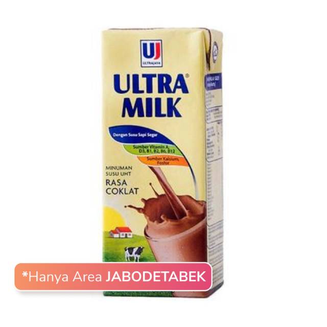 

Susu Ultra Milk Rasa Coklat 200ml (1dus x 24 pcs)