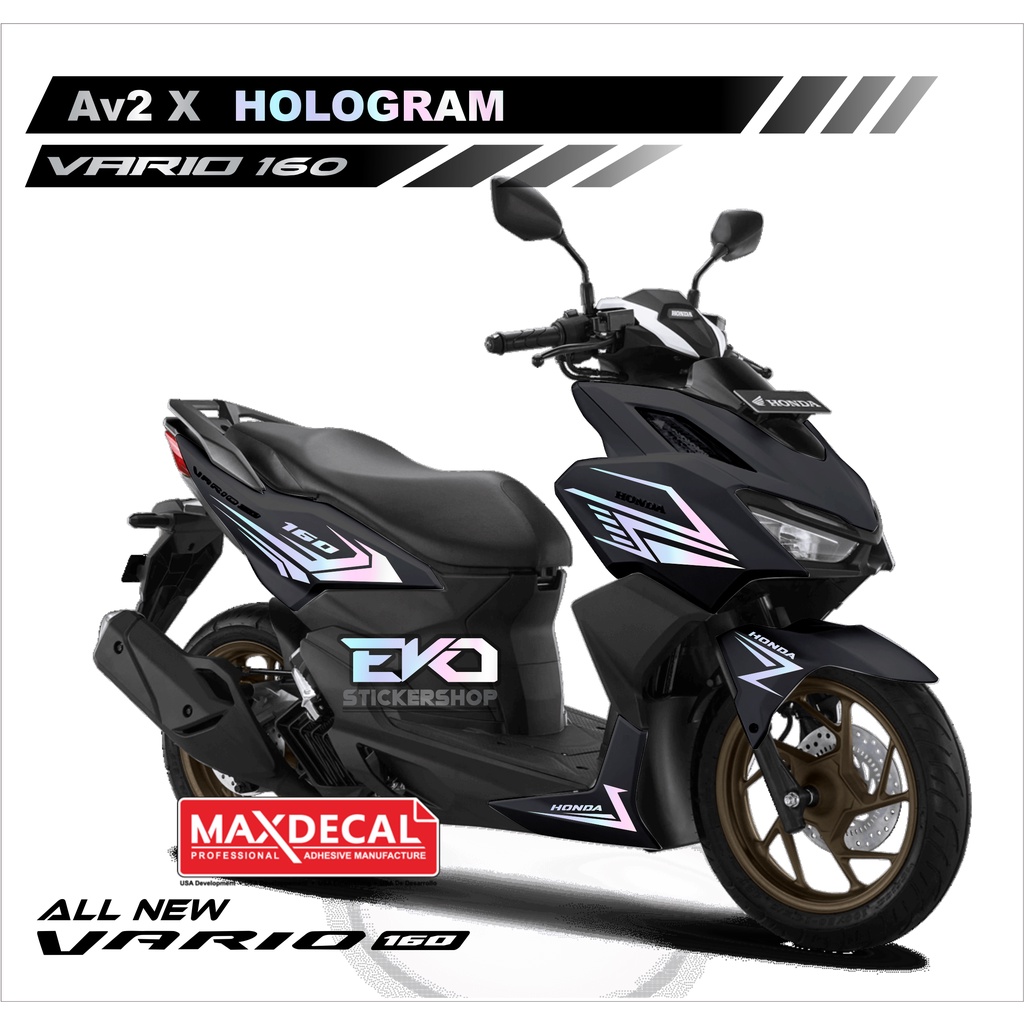 STIKER VARIO 160 NEW CUTTING STICKER VARIO HOLOGRAM