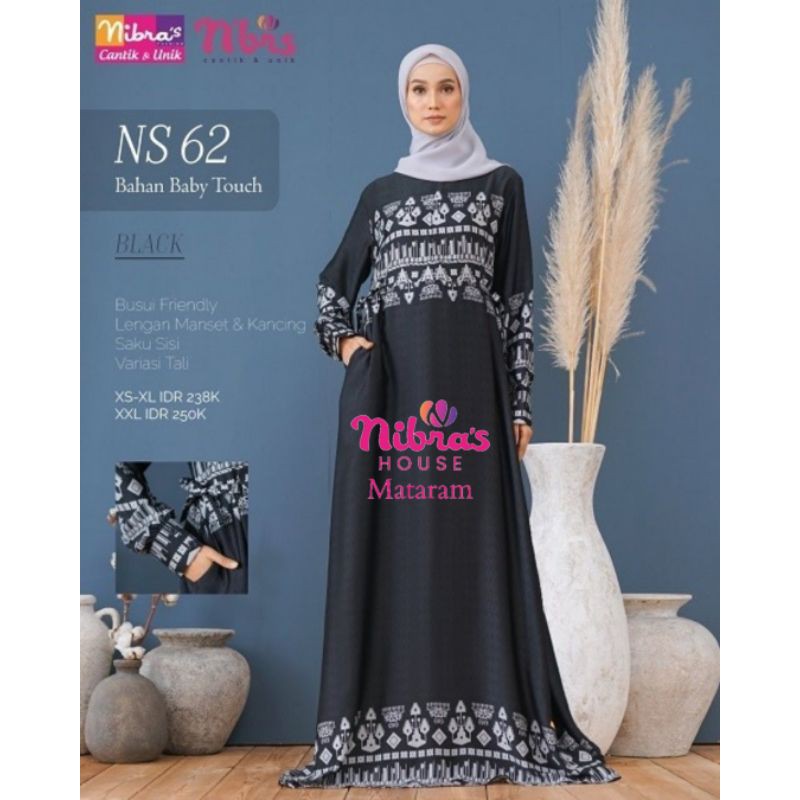 Gamis Nibras Ns 61 Black