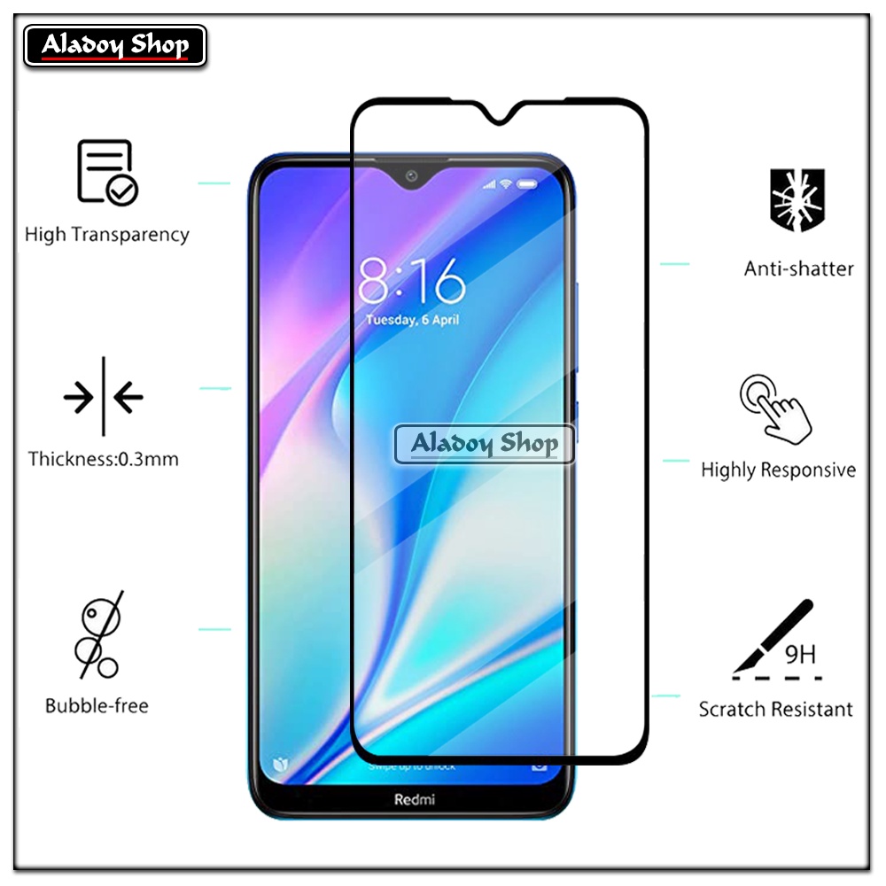 PAKET 2 IN 1 Tempered Glass Layar Xiaomi Redmi 8A Pro Free Tempered Glass Camera