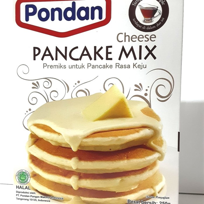 

PROMO Pondan premix pancake mix cheese 250gr