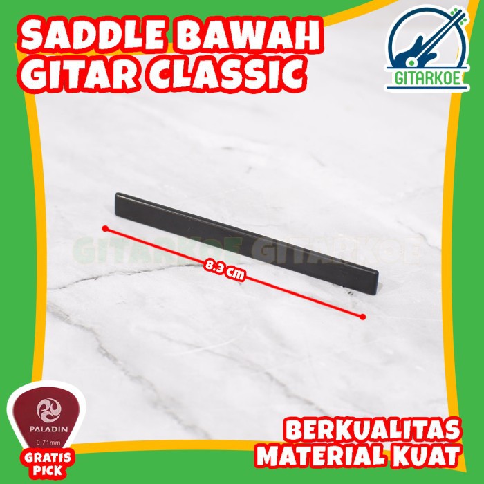 Saddle Bridge Gitar Classic Senar Nylon Gading High Quality Import