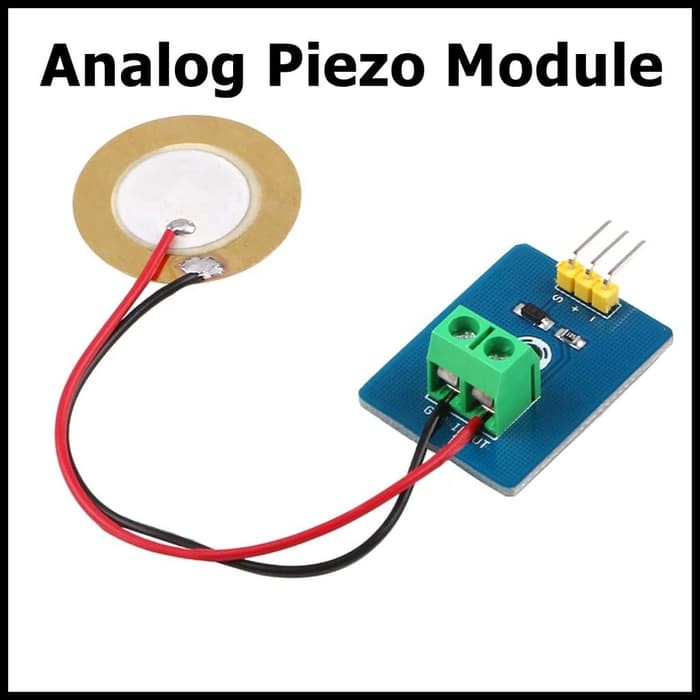 Analog Piezo Sensor Module DIY Deteksi Getaran