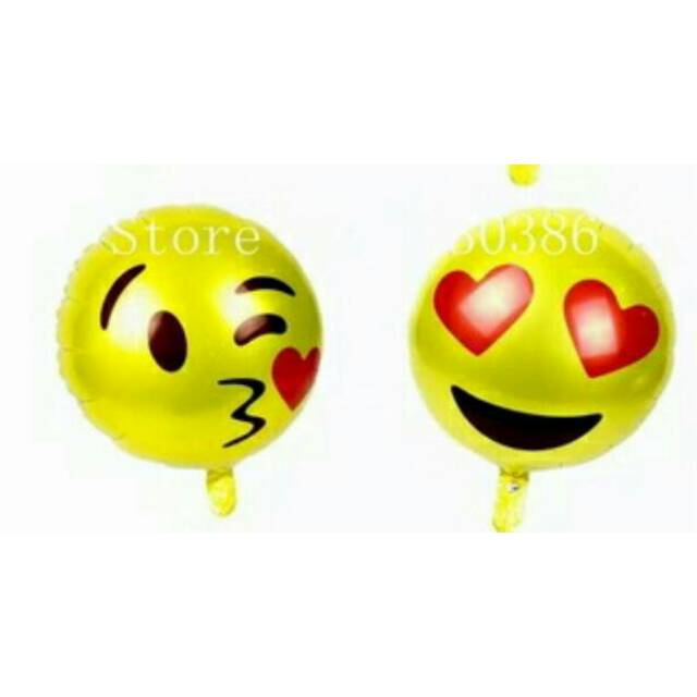 Balon foil emoticon