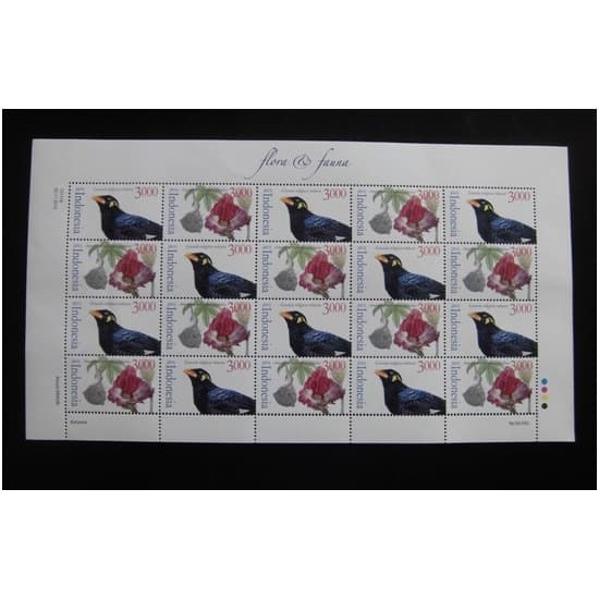 

PERANGKO FLORA & FAUNA 2015 FULL SHEET .