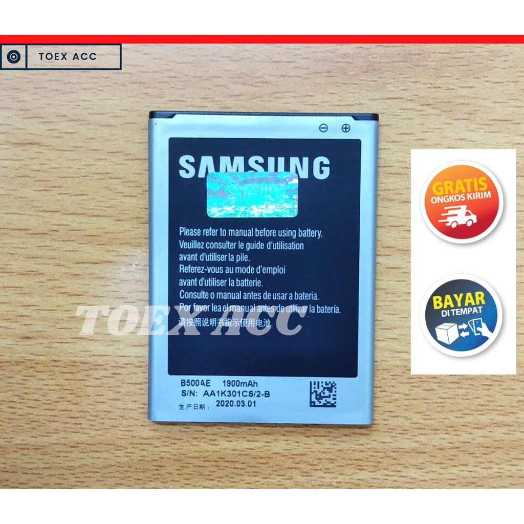 Baterai Samsung J1 Ace J110 / S4 Mini i9190 - Battery Batre Batrai