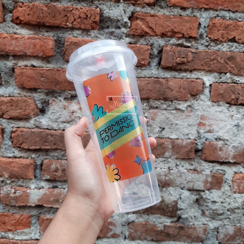 PTD/ Permission To Dance Reusable CUP version /KPOP Reusablecup/ BANGTAN Reusablecup fanmade