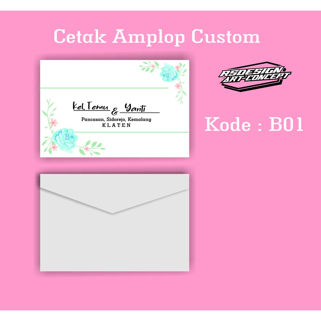 Cetak Amplop/ Amplop Print/ Amplop Custom/Amplop Kondangan