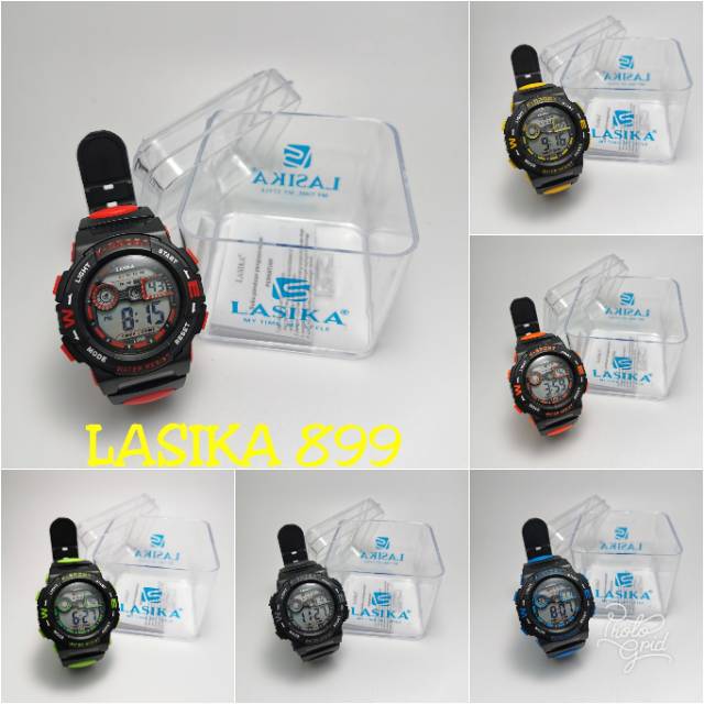 Jam tangan digital Remaja Sporty water Resist Lasika 899