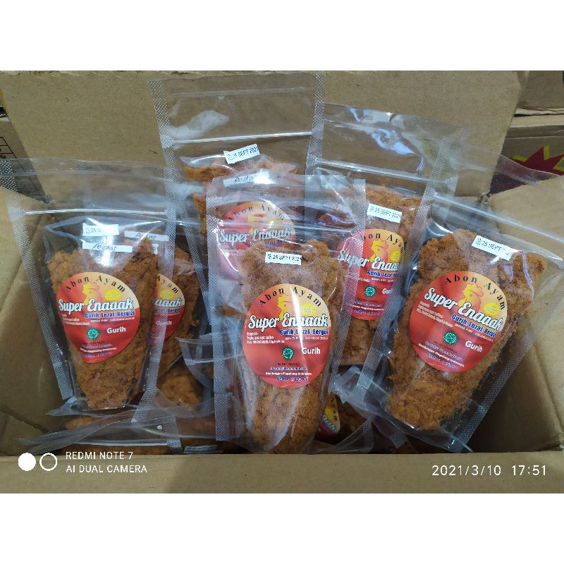 

Abon Ayam Super Enak, 100g/pouch