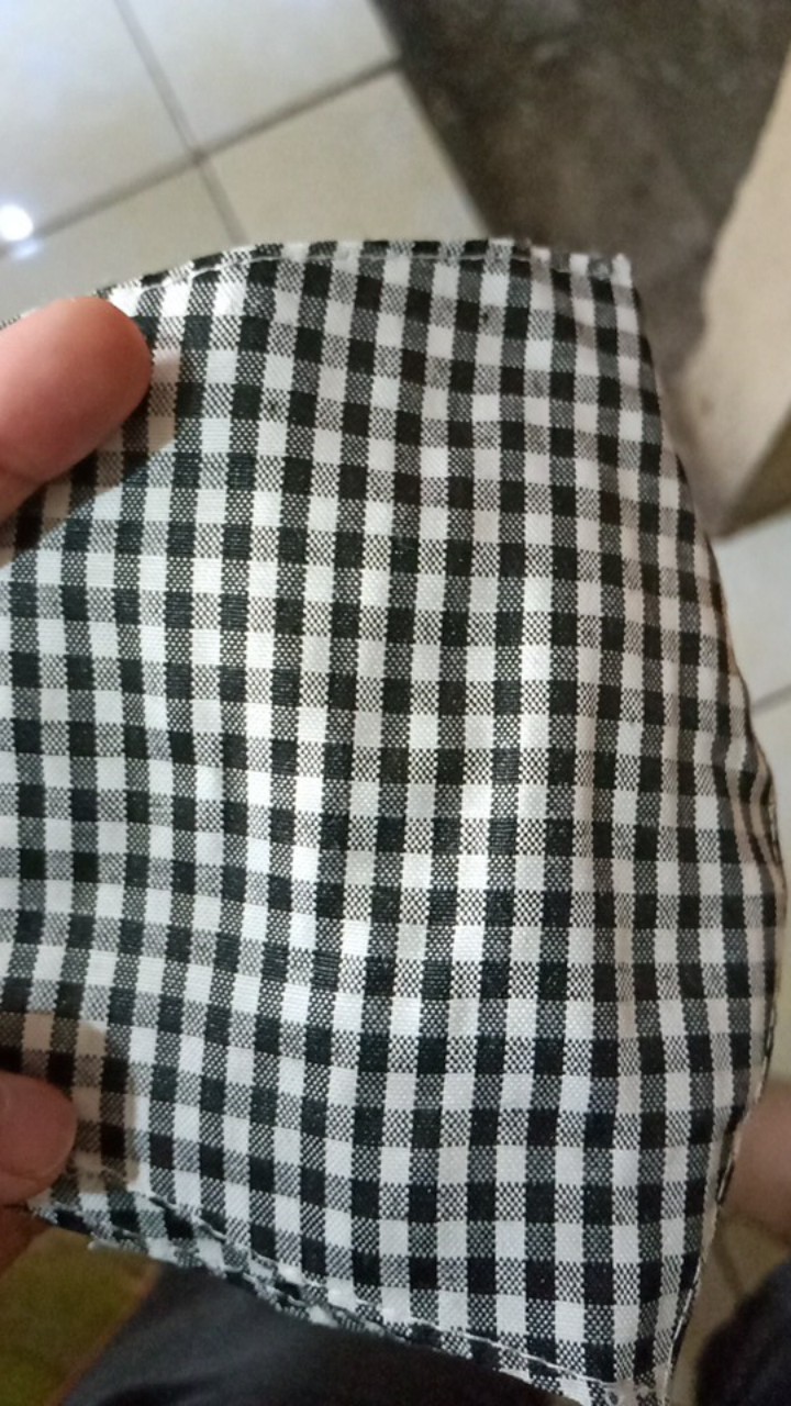 Masker Kain Kotak 3ply + Bisa Selip Tissue