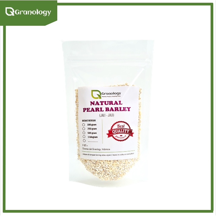 Pearl Barley / Jali - Jali Import (100 gram) by Granology