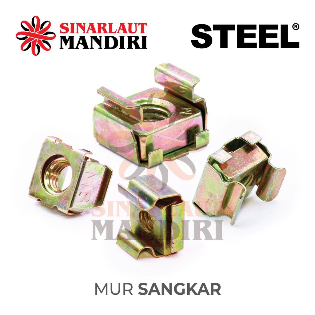 Mur Sangkar Besi / Cage Nut M 6