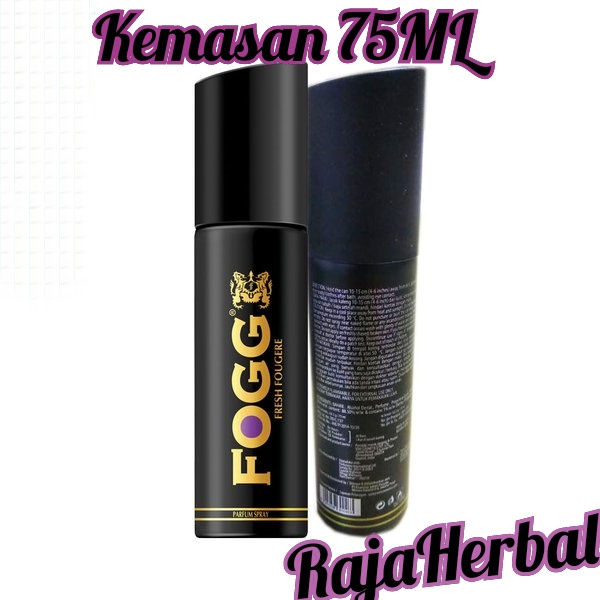 FOGG PARFUM UNISEX FOGG FRESH ORIENTAL / FOGG FRESH AROMATIC ISI 75ML KEMASAN TRAVELLING PARFUM PREM