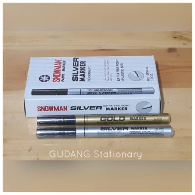 Spidol Pena Permanent Paint Marker SNOWMAN