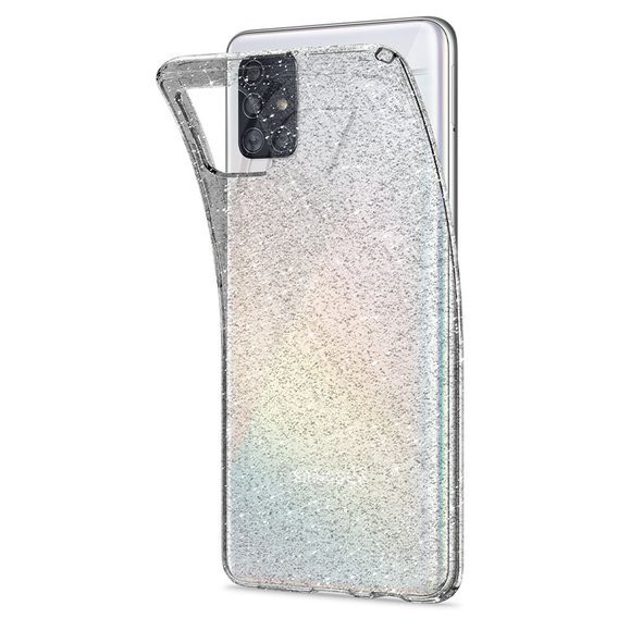 Case Samsung Galaxy A51 / A71 Spigen Liquid Crystal Glitter Sparkling Softcase Casing