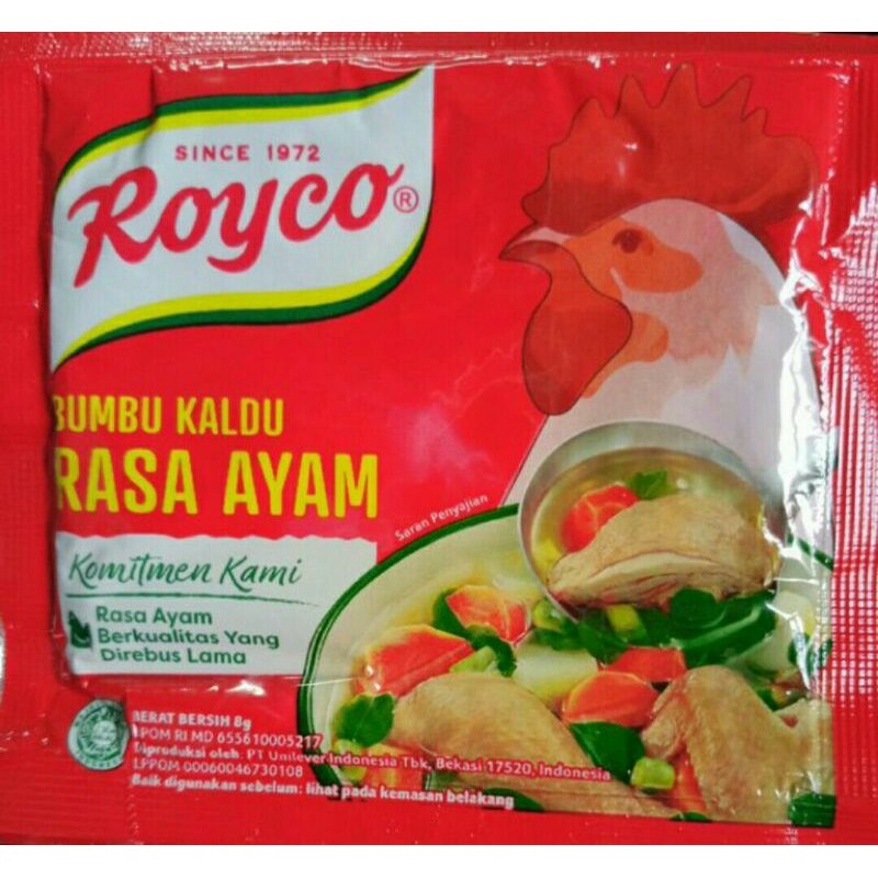 

Royko bumbu kaldu sachet