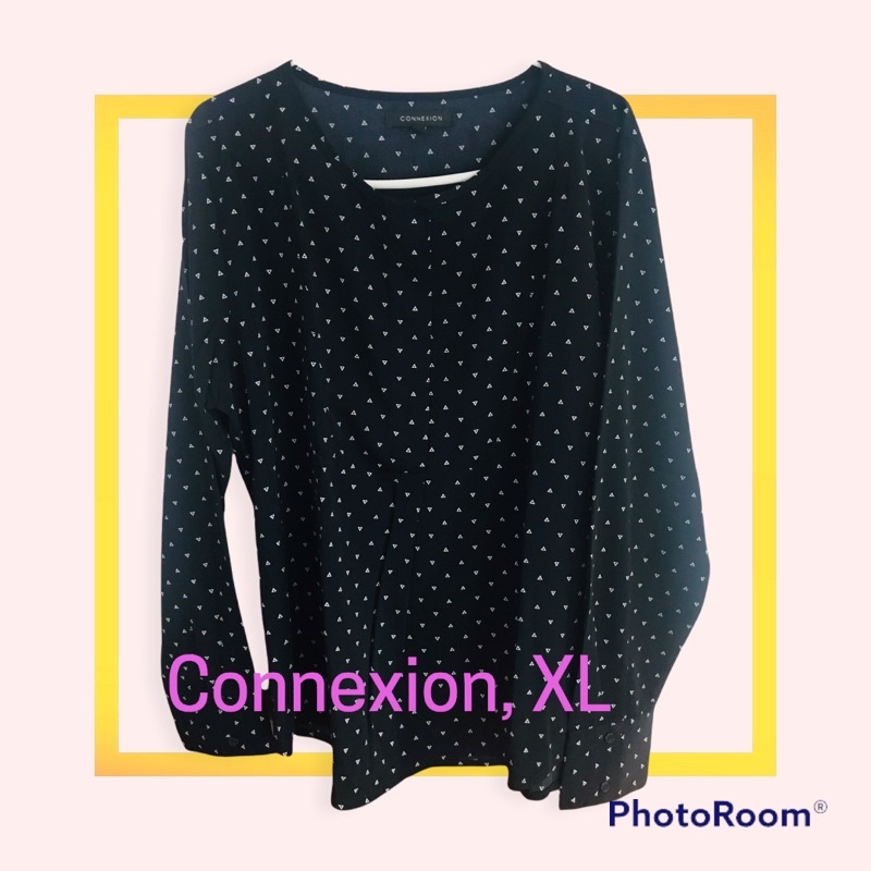 Elnara - Women Preloved CONNEXION Baju Kemeja Kerja Blouse Wanita