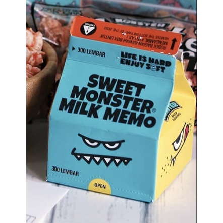 

FREE GIFT Sweet Monster Milk Memo isi 300 lembar