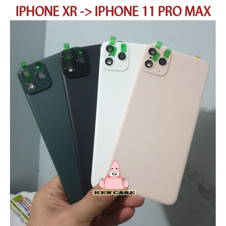 TEMPERED GLASS BELAKANG IPHONE XR CHANGE TO IPHONE 11 PRO MAX
