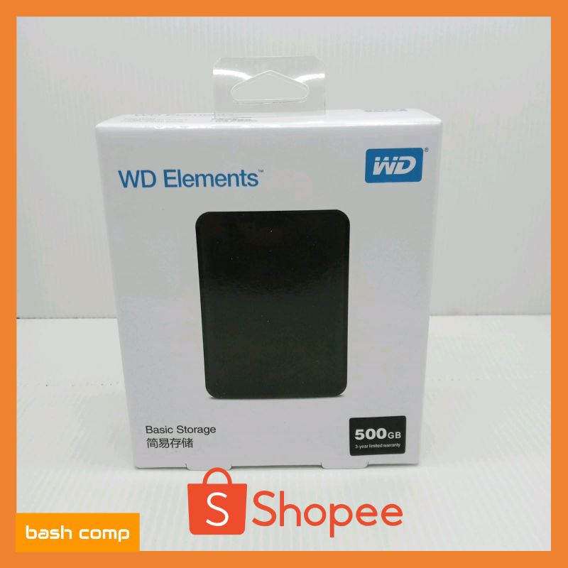 Hardisk External 1TB WD Elements USB 3.0/HDD Eksternal 500GB WD Elements Promo