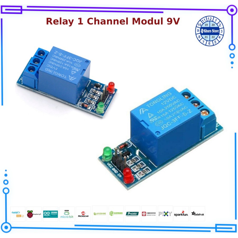 Jual Relay Module Channel V Volt Relay Interface Low Level