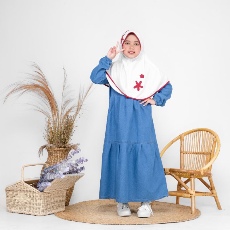Gamis Jeans Denim Anak Perempuan 6 10 Tahun Shopee Indonesia Gamis Jeans Denim Anak Perempuan 6 10 Tahun Shopee Indonesia