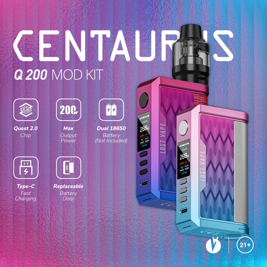 [NEW!!!] CENTAURUS Q200 MOD KIT - 100% AUTHENTIC BY LOSTVAPE