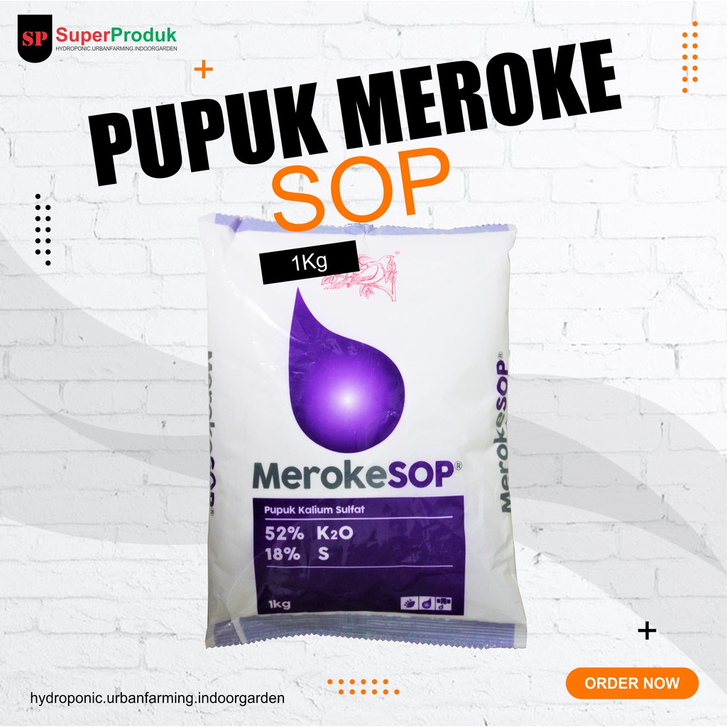 Pupuk MEROKE SOP-K2SO4 Kalium Sulfate 1kg
