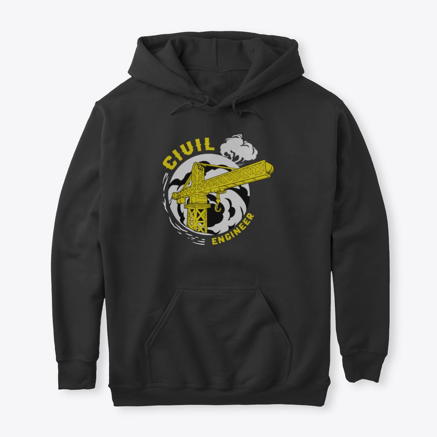 Hoodie Cotton Fleece High Grade ENG - Civil Engineer - Jaket/Hoodie Teknik Sipil