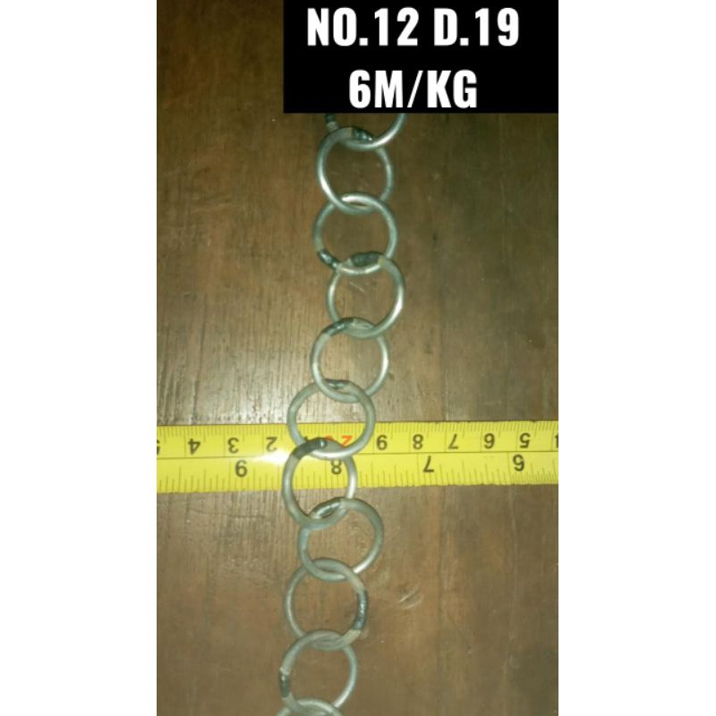 Batu Rantai Kawat Jala Ikan Las No.12 D.19