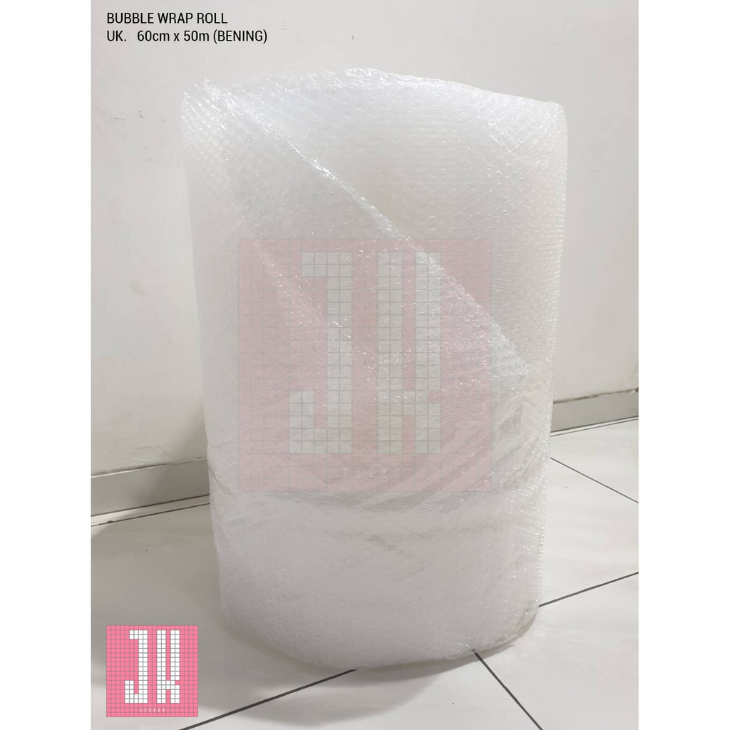 

[GO SEND] Bubble Wrap Roll Bening Ukuran 60cm x 50meter