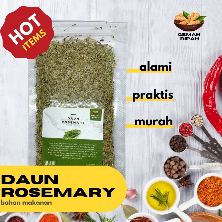 

Greenara Dried Rosemary Leaves / Daun Rosemary Kering