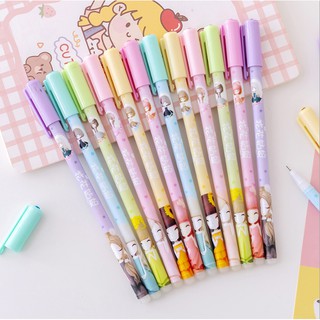 PULPEN GEL MOTIF WANITA CANTIK LUCU IMUT  BOLPEN GEL 