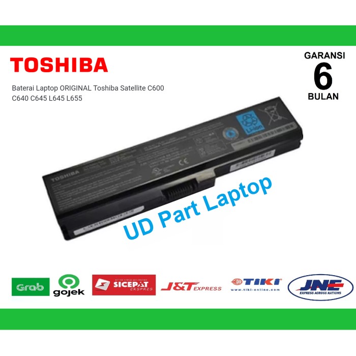 Baterai Laptop ORIGINAL Toshiba Satellite C600 C640 C645 L645 L655
