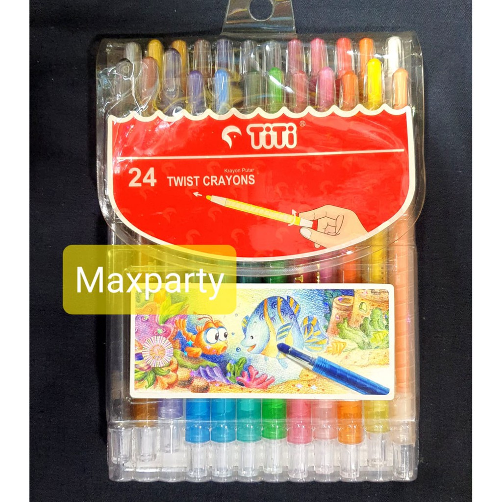 

Crayon Titi Putar 24 Warna
