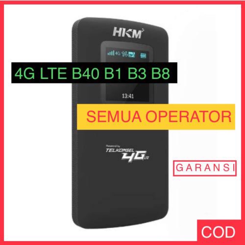 MODEM WIFI 4G MiFi HKM001 UNLOCK ALL OPERATOR