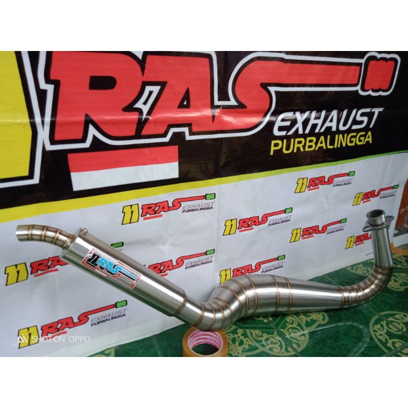 Knalpot motor RX_King kolong cobra stainless