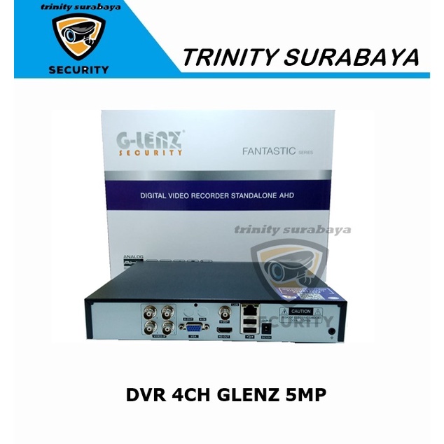 DVR GLENZ 4ch 5mp