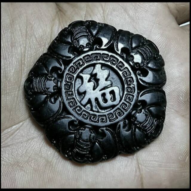 Batu giok hitam/blackjade asli