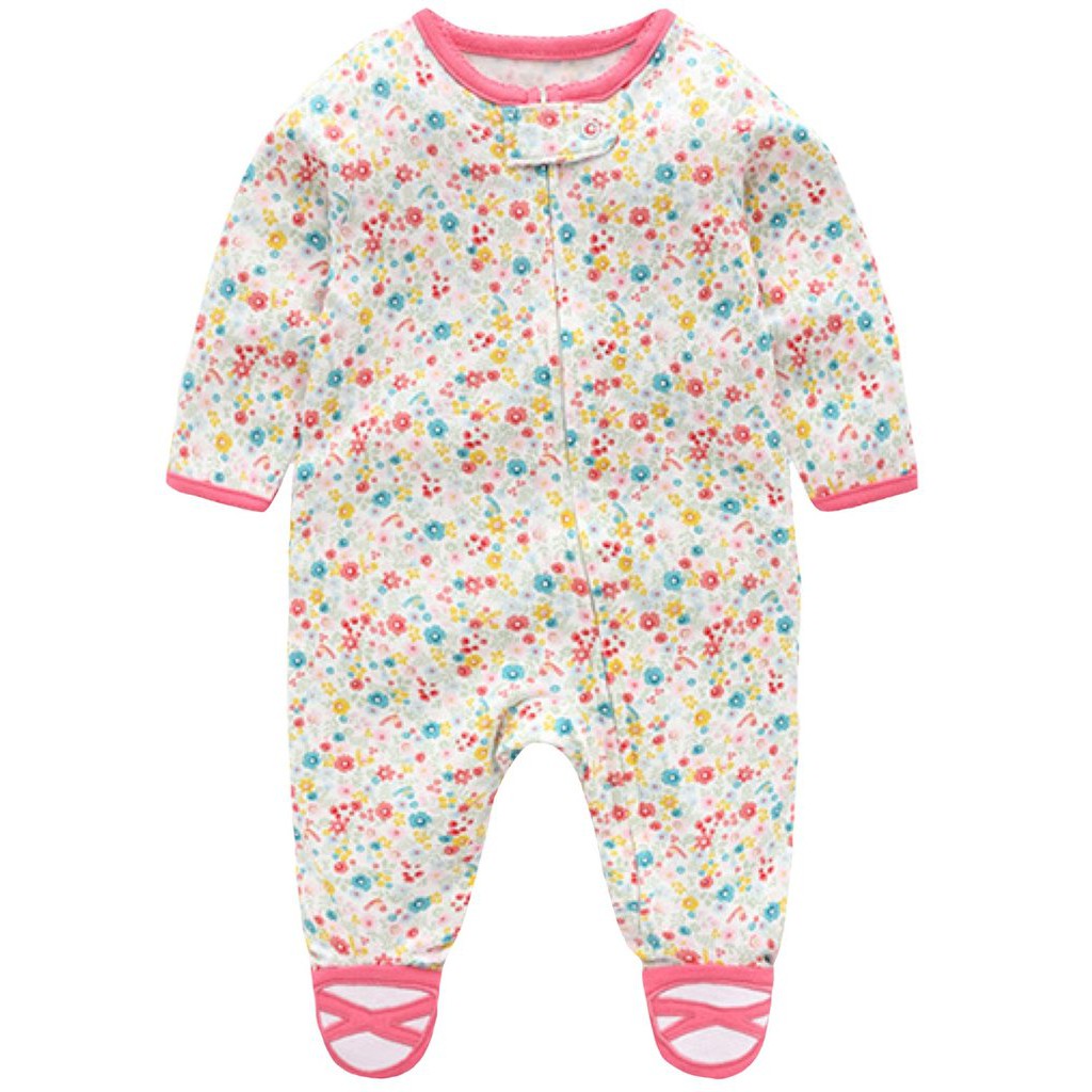 BAJU TIDUR ANAK MOTIF BUNGA-BUNGA SLEEPSUIT FLOWER