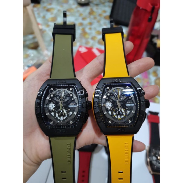 Expedition EXP 6800 /E6800 Jam Tangan Pria Original Size 4,8 Cm x 5,3 Cm